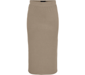 Pieces mod. 17101527 Falda midi canalé