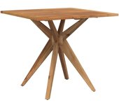 Mesa de Jardín cuadrada Madera maciza de Acacia 85x85x75 cm