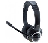 Conceptronic - POLONA02B auricular y casco Auriculares Alámbrico Diadema Juego Negro POLONA02B
