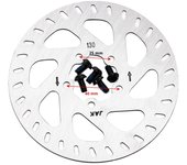 130mm Brake Disc For Xiaomi Mi Electric Scooter 3 / 4 Pro Stainless Steel Rotor Pad Contains 5 Screws Replacement Parts