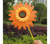 Colorful Sunflower Windmill Wind Turbine For Lawn Garden Party Decoration Outdoor Camping Picnic Garden Yard Decor