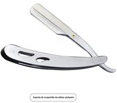 Men Shaving Barber Tools Hair Razor and Blades Antique Black Folding Shaving Knife Stainless Steel Straight razor Holder