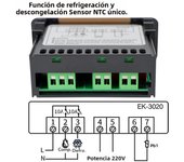 EK-3010/EK-3020/EK-3030 LED Digital Thermostat Temperature Controller Thermoregulator Refrigeration Defrosting  Alarm
