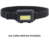 Mini COB Small Headlamp Outdoor Camping Night Riding Fishing Head Flashlight, Portable Lightweight Headlight Using AAA Batteries