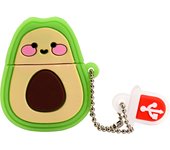 JASTER USB Flash Drives Avocado Pen Drive Cute Cartoon U Disk Key Chain Gifts Memory Stick 64GB Green Pendrive 32GB 16GB 8GB 4GB