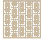 TODO-STENCIL Plantilla MYA Home Decor Geométrico 009 Medida 50x50cm Diseño 48x48cm, Stencil lavable, reutilizable, maleable y muy resiste, Ideal para decorar paredes, muebles, cojines, cortinas, etc