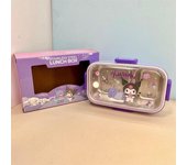 Sanrio Hellokitty Cartoon Lunch Box Kuromi Lunch Box Cute Anime Cinnamoroll Anti-Scalding Kids Portable Divided Lunch Box Gifts