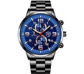 2023 Brand Men's Watches Luxury Stainless Steel Quartz Watch Man Leather Calendar Sports Wristwatch Luminous Clock reloj hombre