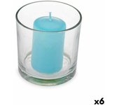 Vela Perfumada 10 x 10 x 10 cm (6 Unidades) Vaso Océano