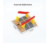 Wooden Train Track Accessories Train Railway Compatible with Wood Trains Wood Tracks Railway with All Brands Trains Dropshipping