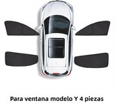 For Tesla Model 3 Model Y 16-23 Car Side Window Sunshade Sun Visor Front Rear Windshield Privacy Window Shield Screen accessory