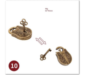 Metal Puzzle Brain Teasers Grow the Intellect Box Unwrapped Toys For Kids Adults Fidget For Logica Games