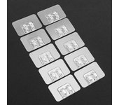 10pcs Car Floor Mats Anti-Slip Clip Hook Sticker For Lexus is250 ct200h gx460 rx350 LX GS ES NX RX 570 300