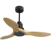 Ventilador de techo Reversible Termostato Wifi Motor DC Techos Inclinados Mando a Distancia Hypersilence Memoria