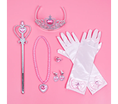 Pincess Purple Pink Photography Props Rapunzel Cosplay Accessories Crown Magic Wand Necklace Frozen Snow White Cinderella Elsa