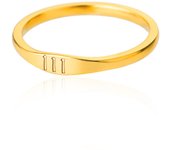 Anillo digital simple para hombres y mujeres, anillo de acero inoxidable 111 999, anillo digital de ángel