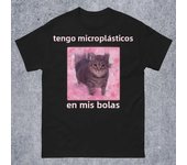 I Have Microplastics in My Balls Funny Cat Meme T-shirt Gift for Woman Ironic Cats Shirt Stupid Silly Gifts Goofy Ahh Cat Tee