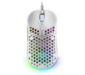 Mars Gaming - MM55W, Ratón Inalámbrico Gaming RGB Chroma, Ultra-ligero 55 g, 12800 DPI, Switches Mecánicos Programables HUANO, B MM55W