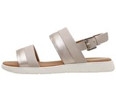 Geox D DANDRA As Sandalias Planas Mujer Dorado