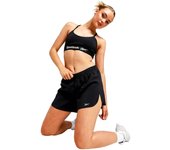 Pantalon Corto Reebok Running para mujer en color negro
