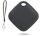 Localizador de etiquetas con rastreador de equipaje con Bluetooth y buscador de llaves, funciona con Apple Find My, rastreador inteligente para maletas, bolsos y mochilas (blanco)