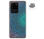 Tumundosmartphone Funda Gel Transparente para Samsung Galaxy S20 Ultra diseño Mandala Dibujos