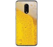 Tumundosmartphone Funda Gel Tpu para Oneplus 6T Diseño Cerveza Dibujos
