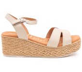 Sandalia Plataforma Mujer Oh My Sandals 5451 Hielo