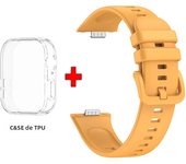 TPU Case+Silicone Strap for Huawei Watch Fit 3 Strap Replacement Band for Huawei Watch Fit3Watch Band With Case Screen Protector