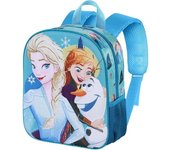 Mochila 3D Frozen 2, Acolchada, Licencia 100% Oficial, 31x26x11 cm, Karactermania - Kiglam
