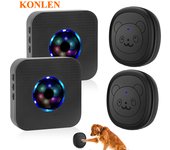 Smart Dog Doorbell Wireless for Potty Training Doggie Food Chime Door Bell Touch Button for Pet Puppy Ring to Go Outside KONLEN