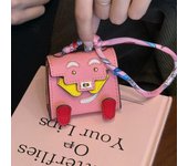 Mini Tiny PU Leather Handbag Decoration Pendant Bag For Airpods 4 3 2 Pro 2 For Galaxy Buds 3 3Pro 2 2Pro/Buds FE Headphone Case