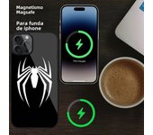 S-Spiderman LOGO Phone Case For iPhone Magesafe Magnetic  15 Pro 11 Mini 12 13 14 Max Plus Shell