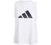 Camiseta de Tirantes Adidas Tr-Es Logo para mujer en color blanco