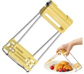 Pinzas para ollas calientes, pinzas plegables anti-escaldaduras, abrazadera ajustable para cuencos, pinzas multiusos para placas calefactoras domésticas, herramientas de cocina para levantar vaporeras