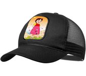GORRA NEGRA CON REJILLA HEIDI ABUELO SERIE ANTIGUA ANIME moda deporte manga clara pedro