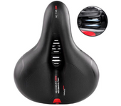 Bike Seat Comfortable & Breathable Bicycle Saddle Cushion Water-Resistant with Dual Shock Absorbing for MTB Mountain Road Bike