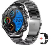 Nuevo reloj inteligente con Bluetooth, llamadas, pantalla grande de 1,85 pulgadas, pantalla redonda, control de la frecuencia cardíaca, oxígeno en sangre, reloj inteligente multideportivo