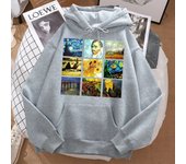World Famous Painting Sanskrit Van Gogh  Prints Men'S Hoodies Fashion Fit Hoodie Hip Hop Hoody Cartoons Sportswears Womens