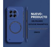 Ultra Thin Hard PC Magnetic Frameless Phone Case For Magsafe Oneplus 12 12R 11 11R 10T 10R 10 Pro Matte Color Solid Cover