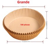 50/100Pcs Air Fryer Disposable Paper Non-Stick Airfryer Baking Papers Round Air-Fryer Paper Liners Paper Kitchen Accessories