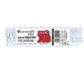 ORION91 Set 8 unidades Regleta 12 Polos 2x4mm2 2x6mm2 2x10mm2 2x16mm2 Nine&One