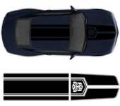 Pegatinas franjas superiores Autobot para coche compatibles con Chevrolet Camaro 2013