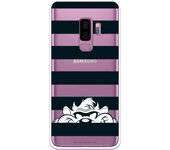 Funda original compatible con Samsung Galaxy S9 Plus - Tasmania Franjas Negras