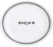 Platos Friends Time Bistrot – 28 a 32 cm – Vidrio Blanco – Ideal para Pasta, Pizza y Carnes