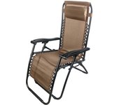 Tumbona de Jardín Plegable y Reclinable , Hamaca con Cojín Cómoda y Resistente para Terraza, Camping y Patio .
