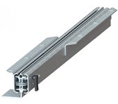 GUIA MESA EXTENSIBLE KOMBI 47 H82 980mm BIDI CON FRENO 3 TABLEROS x 500mm. CARGA 90KGS.