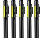 4 In 1Multifunctional Portable Flashlight UV/LED/COB Pen Light with Indicator Hand Held Work Light USB Rechargeable Waterproof