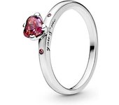 PANDORA Anillo con Corazón Rojo centeleante, Viene con Caja De Regno original.