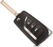 jinyuqin 2/3 Button Flip Folding Remote Key Shell for Toyota Levin Camry Reiz Highlander Corolla RAV4 Key Case VA2 Toy48 Toy43